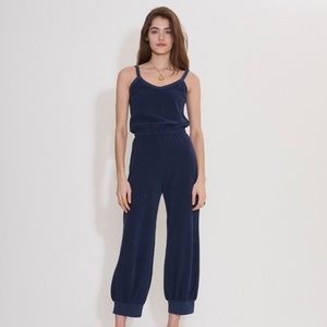 Suzie Kondi: The Giorgi Tank Jumpsuit in Beach Terry in Navy Size M